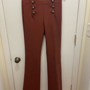 Express Elegant Brown High-Waisted Women's Pants